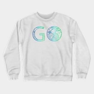 Travel World Map Go Traveller Crewneck Sweatshirt